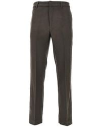 Emporio Armani - Wool And Cashmere-Blend Chino Pants - Lyst