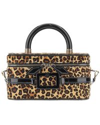 Roger Vivier - Calfhair Mini 'Belle Vivier Vanity' Bag - Lyst