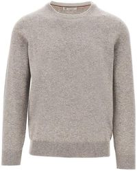 Brunello Cucinelli - Pullover Girocollo - Lyst