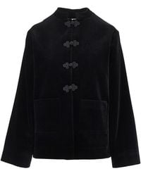 Rohe - Pankou Closure Velvet Jacket - Lyst