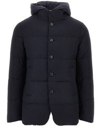 DUNO - Quilted And Padded Wool Down Jacket - Lyst