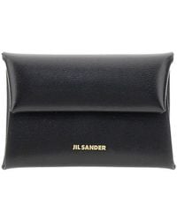 Jil Sander - Folded Leather Coin Purse - Lyst