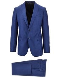 Emporio Armani - Silky Finish Grisaille 'M Line' Suit - Lyst