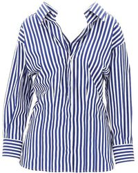 Givenchy - Striped Shirt With Dropped Shoulders - Lyst