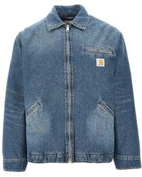 Carhartt - Padded Denim 'Detroit' Jacket - Lyst