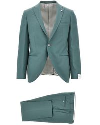 Luigi Bianchi - Light Wool Single-Breasted Tailored Suit - Lyst