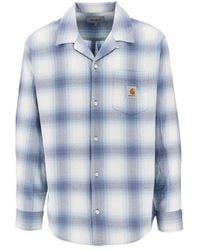Carhartt - 'Tyers' Check Cotton Shirt - Lyst