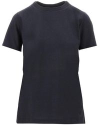 Emporio Armani - T-Shirt With Logo Embroidery - Lyst