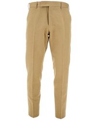 PT Torino - 'Edge' Cotton And Linen Blend Pants - Lyst