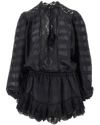 Isabel Marant - 'Preya' Organic Cotton Mini Dress - Lyst