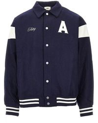 Autry - Wool-Blend Cloth Bomber Jacket - Lyst