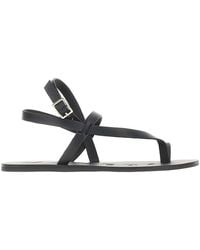 Manebí - Leather Thong Sandals - Lyst