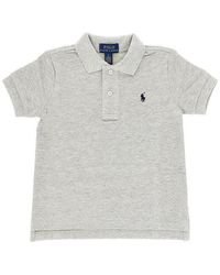 Ralph Lauren - Piquet Polo Shirt With Logo Embroidery Kids - Lyst