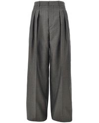 Bottega Veneta - Wool And Mohair Pants With Darts - Lyst