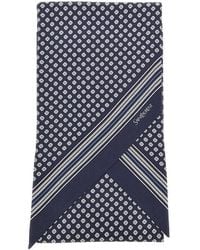 Saint Laurent - Silk Twill Lavalliere Scarf - Lyst