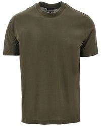 Emporio Armani - Travel Essential Lyocell And Cotton T-Shirt - Lyst