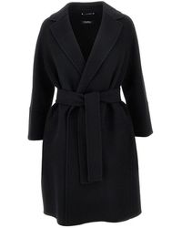 Max Mara - Knee-Length Pure New Wool Coat - Lyst