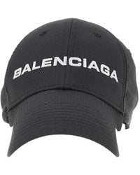 Balenciaga - Technical Fabric Logo Baseball Cap - Lyst