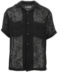 Cmmn Swdn - 'Dexter' Cotton And Linen-Blend Shirt - Lyst