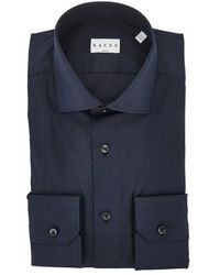 Xacus - Stretch Poplin Slim Fit Shirt - Lyst