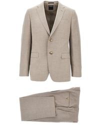 ZEGNA - Wool And Linen Twill Tailored Suit - Lyst