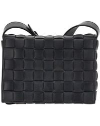Bottega Veneta - Intrecciato Leather 'Orto' Messenger Bag - Lyst