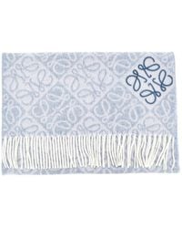 Loewe - Anagram Wool And Cashmere Scarf - Lyst