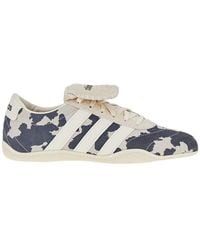 adidas Originals - Spotted Suede Leather Grand Court Lo Sneakers 6 - Lyst