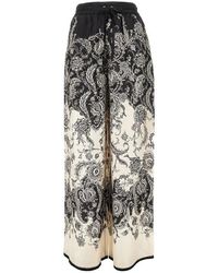 Zimmermann - 'Rhiannon' Wide Leg Pants - Lyst