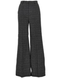 Weekend by Maxmara - Prince Of Waleds Wool Pants - Lyst