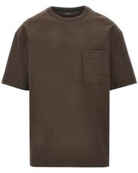 Lemaire - Boxy T-Shirt With Chest Pocket - Lyst