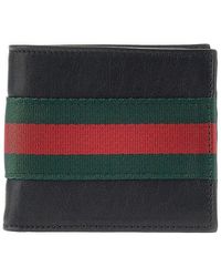 Gucci - Leather Bi-Fold Wallet - Lyst