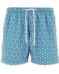 Peninsula - 'Procida' Printed Swim Shorts - Lyst