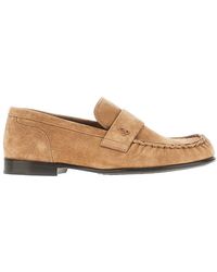 Jimmy Choo - 'Ellis' Suede Leather Loafers - Lyst
