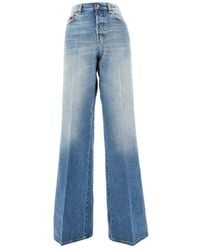 Gucci - Flared Jeans With Horsebit Detail - Lyst