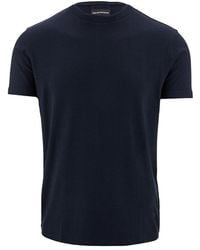 Emporio Armani - Viscose Jersey T-Shirt - Lyst