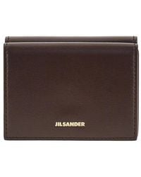 Jil Sander - Leather Mini Wallet - Lyst
