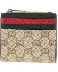 Gucci - Coated Gg Fabric Bi-Fold Wallet - Lyst