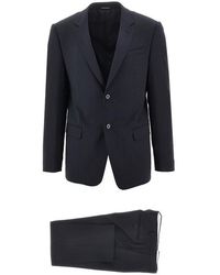 Emporio Armani - Stretch Wool 'M Line' Tailored Suit - Lyst