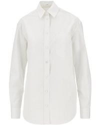 The Row - 'Gavina' Poplin Shirt - Lyst
