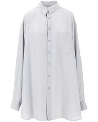 Maison Margiela - Oversized Viscose Shirt - Lyst