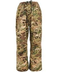 Pleasures - Pantalone Camouflage Con Strass Uomo - Lyst