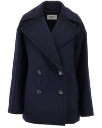 Weekend by Maxmara - Virgin Wool Cloth Short Coat - Lyst