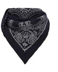 Destin - Wool Scarf With Bandanda Motif - Lyst