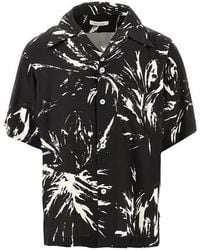 Wales Bonner - 'Highlife' Twill Bowling Shirt - Lyst