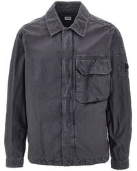 C.P. Company - 50 Fili Wax Fabric Overshirt - Lyst
