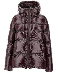 Pinko - Glossy Coated Nylon Down Jacket - Lyst