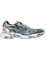 Autry - 'Hyperway' Suede Leather And Mesh Sneakers - Lyst