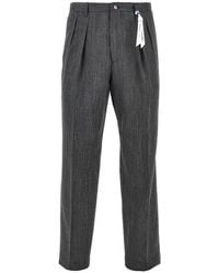 Santaniello - Mirò Rima Wool Pants - Lyst