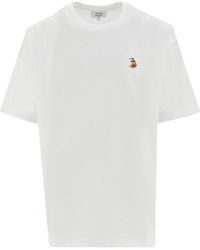 Maison Kitsuné - 'Dreaming Fox 'Patch T-Shirt - Lyst